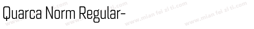 Quarca Norm Regular字体转换